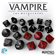Vampire Masquerade Dice Set